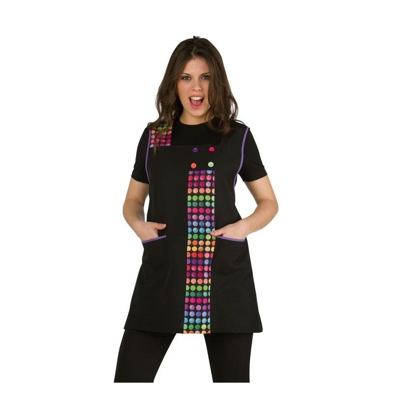 Lacla Estola Circulos Colores Negra Ref. 21502009ne