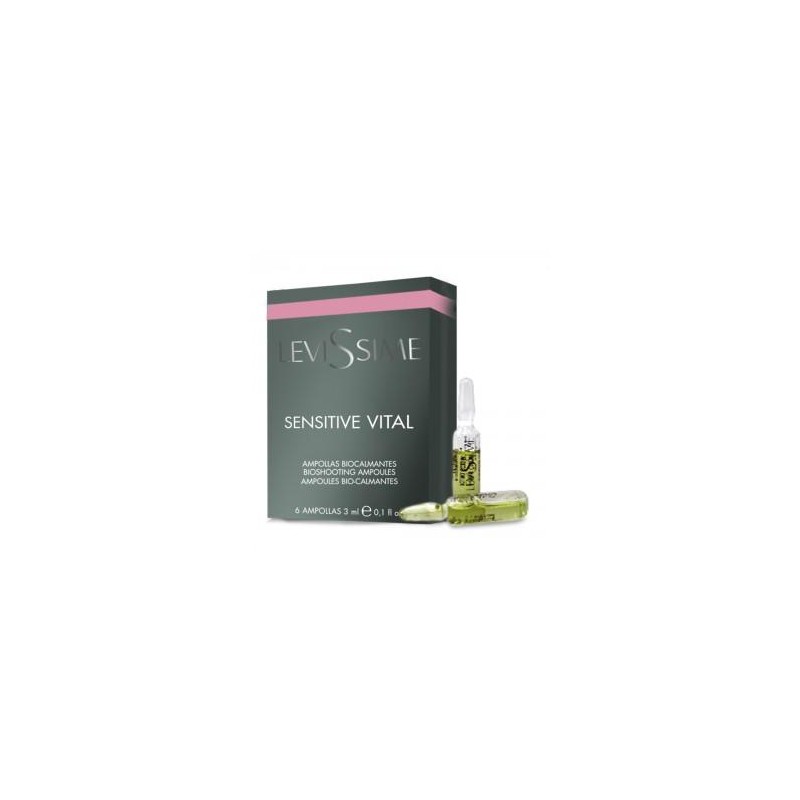 Levissime Viales Facial Sensitive Vital 6 X 3 Ml. Pieles Sensibles Ref. 5946