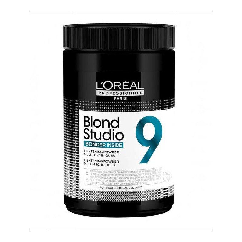 Loreal Blond Studio Polvo Decolorante 9 Tonos Multi-tecnicas Bonder Inside 500 Gr