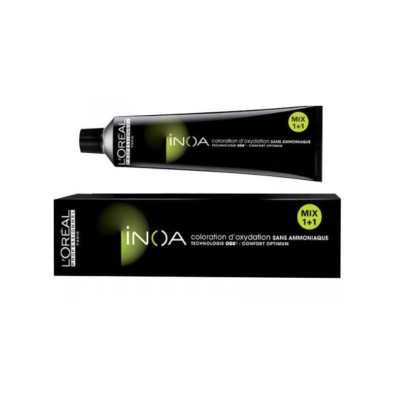 Loreal Tinte Permanente Inoa En Gel Sin Amoniaco N.  5.26 High Resist Castaño Claro Irisado Rojizo Tubo 60 Grs