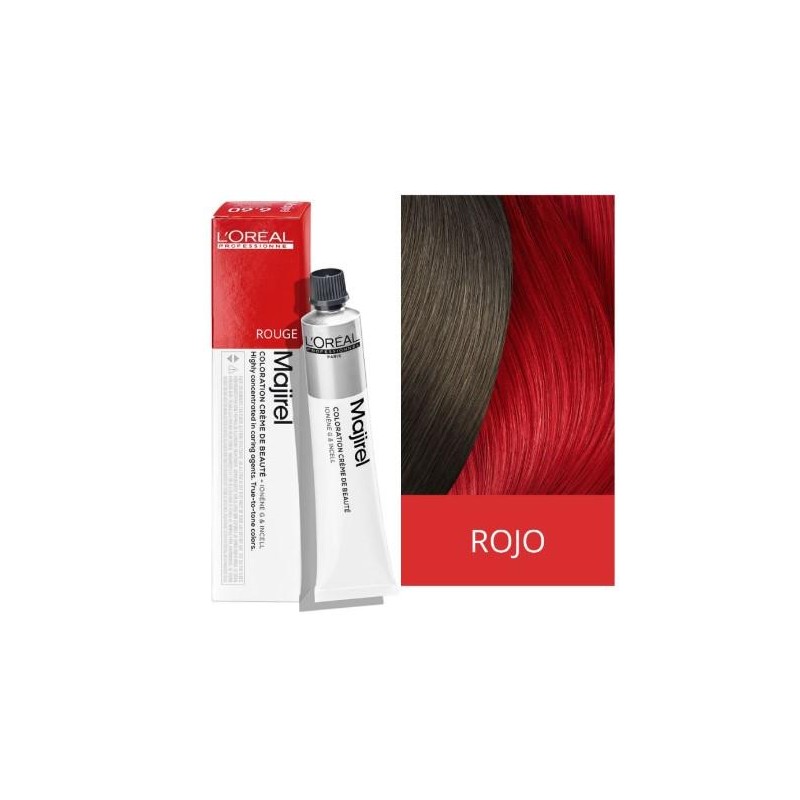 Loreal Tinte Permanente Maji Contrast En Crema Para Mechas C. Rojo