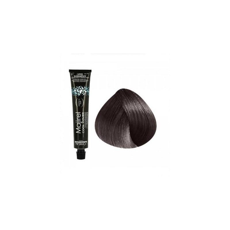 Loreal Tinte Permanente Majirel Cool Cover En Crema N.  7.18 Rubio Ceniza Moka