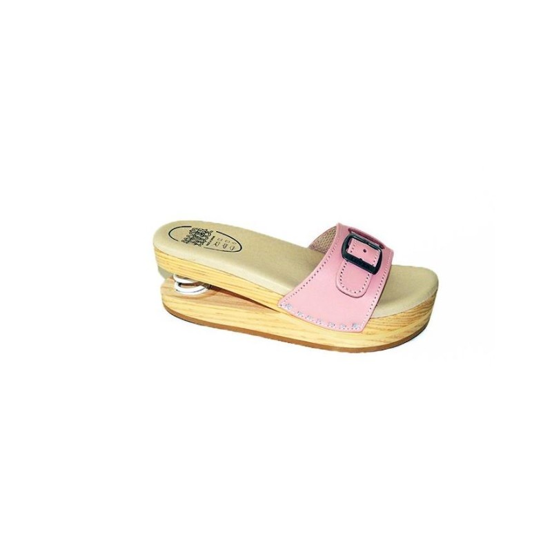 Luver Zueco Sandalia Muelle 1 Tira Mod.2103 Rosa 39