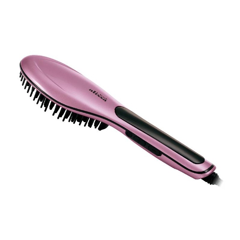 My Hair Cepillo Alisador Electrico Alissa Brush Prof 230 Pink Metal Ref. 09001007