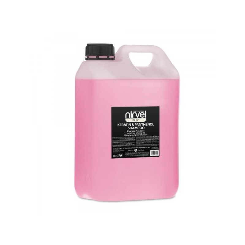 Nirvel Basic Champu Nutritivo Keratin Y Panthenol 5 L. Ref. 6613