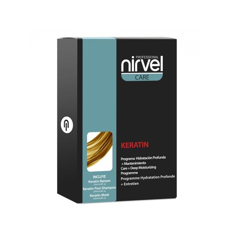 Nirvel Care Keratin Programa Hidratacion Profunda Y Mantenimiento   Postchampu Balsamo Mascarillas    Ref. 8490