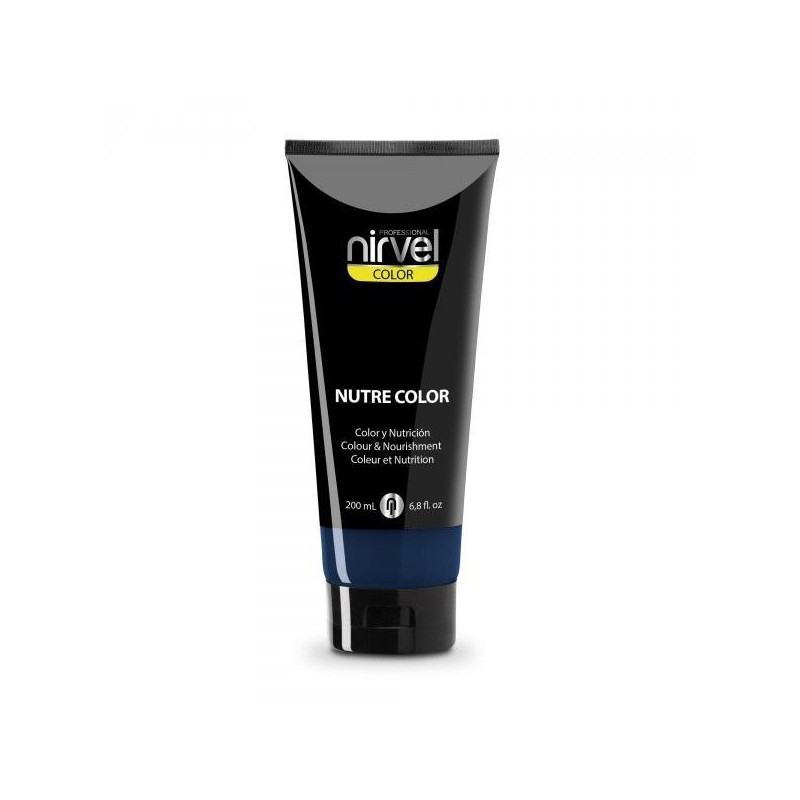 Nirvel Color Coloracion Temporal Y Nutricion Nutrecolor Azul 200 Ml. Ref. 8410