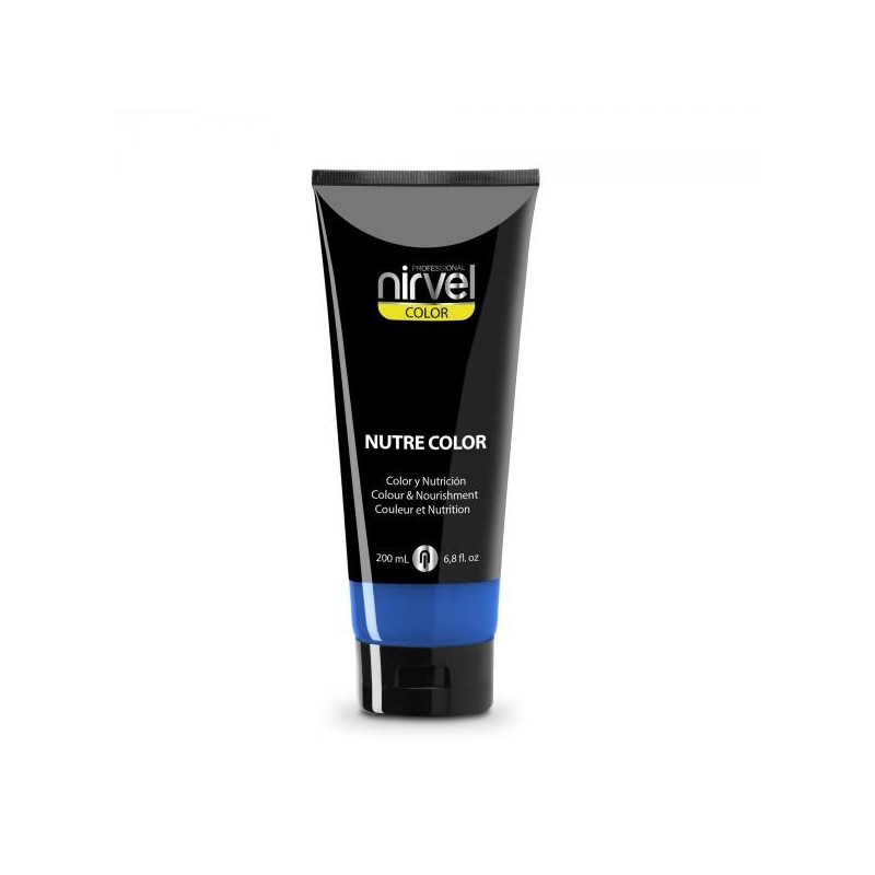 Nirvel Color Coloracion Temporal Y Nutricion Nutrecolor Azul Klein 200 Ml. Ref. 6705