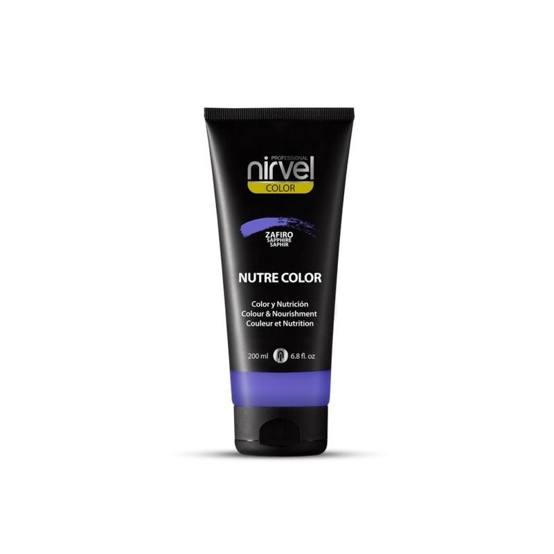 Nirvel Color Coloracion Temporal Y Nutricion Nutrecolor Blond Zafiro 200 Ml. Ref. 7542