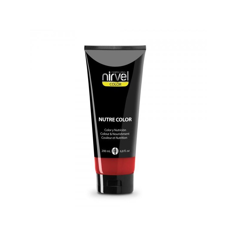 Nirvel Color Coloracion Temporal Y Nutricion Nutrecolor Carmin 200 Ml. Ref. 6708