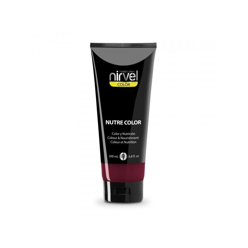 Nirvel Color Coloracion Temporal Y Nutricion Nutrecolor Rojo 200 Ml. Ref. 8281