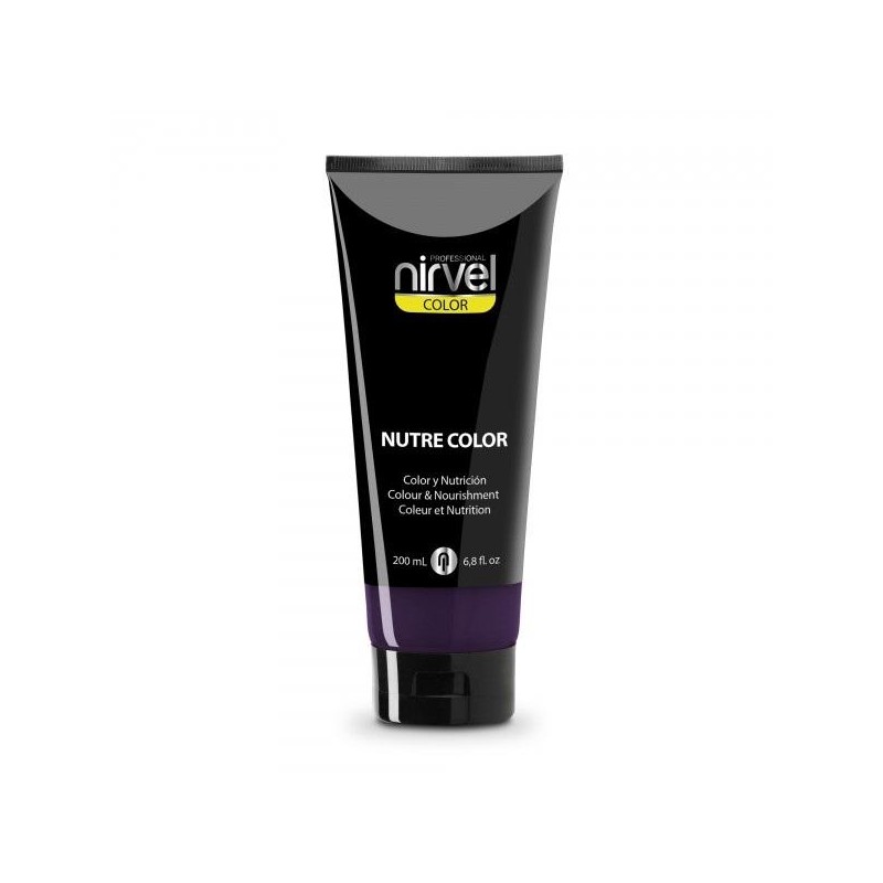 Nirvel Color Coloracion Temporal Y Nutricion Nutrecolor Violeta 200 Ml. Ref. 8282