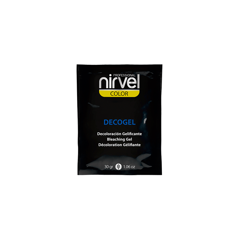 Nirvel Color Decoloracion Gelificante En Sobres Decogel 30 Gr. Ref. 8181