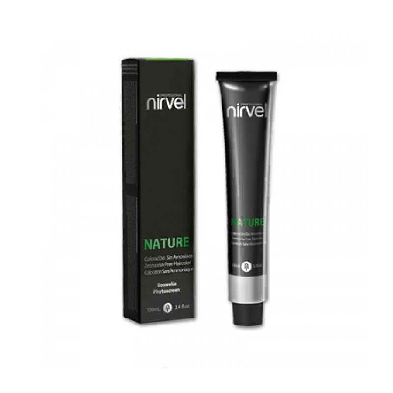 Nirvel Color Tinte Crema Permanente Artx Sin Amoniaco - Ppd Nature N.  5.37 Castaño Claro Dorado Marrón 100 Ml. Ref. 7362