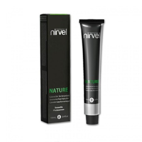 Nirvel Color Tinte Crema Permanente Artx Sin Amoniaco - Ppd Nature N. 10. 0 Rubio Clarísimo Natural 100 Ml. Ref. 7425