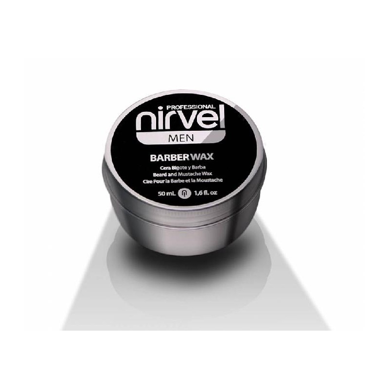 Nirvel Men Cera De Fijacion Ligera Para Barba Y Bigote Barber Wax 50 Ml. Ref. 6590