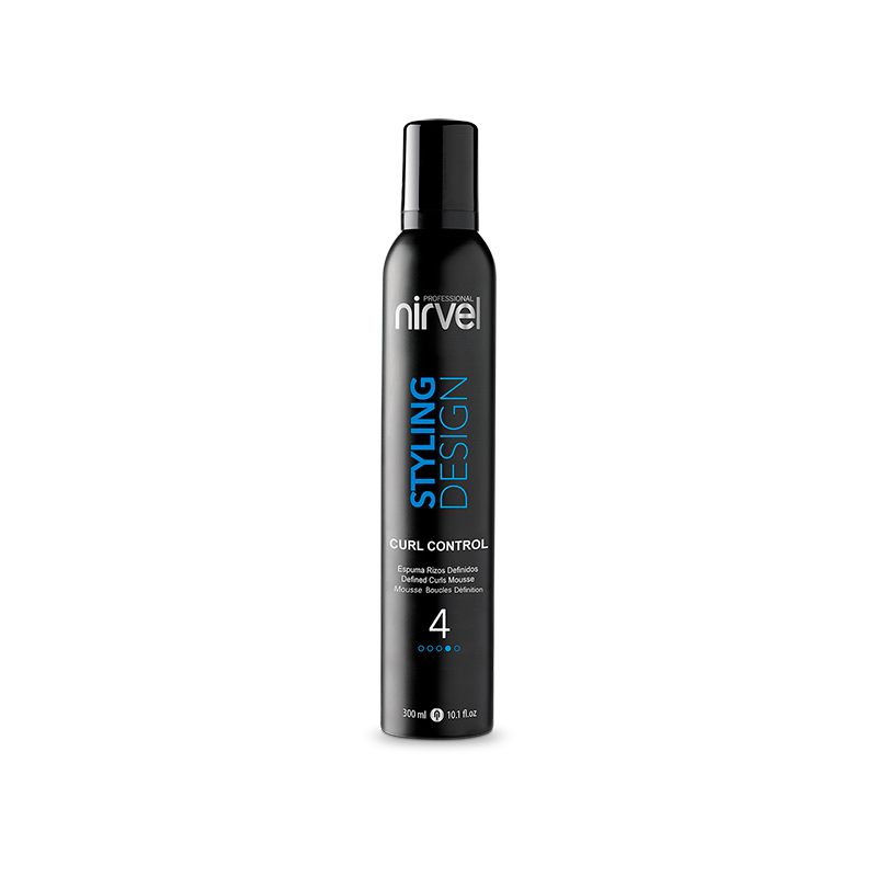Nirvel Styling Espuma Rizos Definidos Curl Control F-4 300 Ml. Ref. 7453