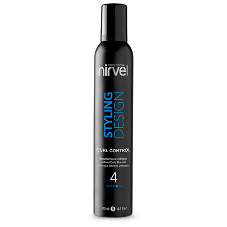 Nirvel Styling Espuma Rizos Definidos Curl Control F-4 300 Ml. Ref. 7453