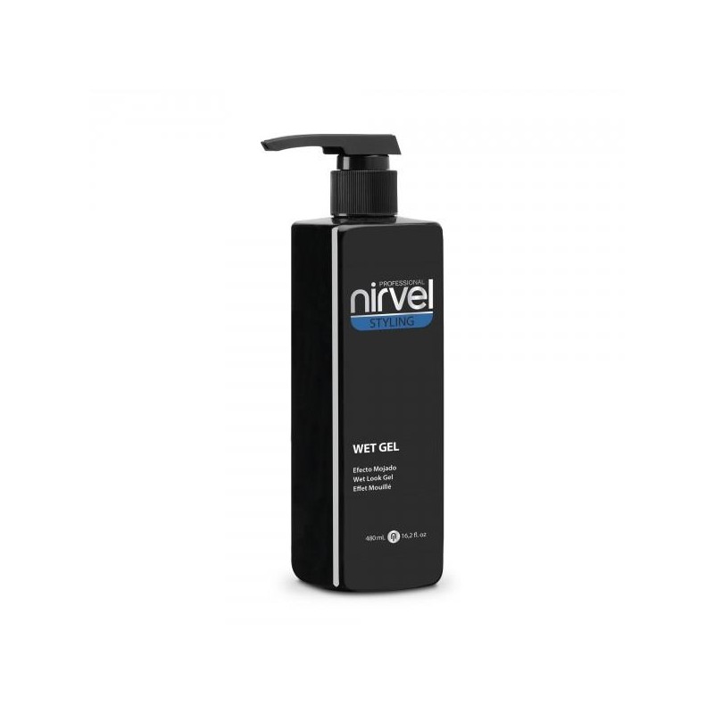 Nirvel Styling Gel Efecto Mojado Wet Gel 500 Ml. Ref. 8135