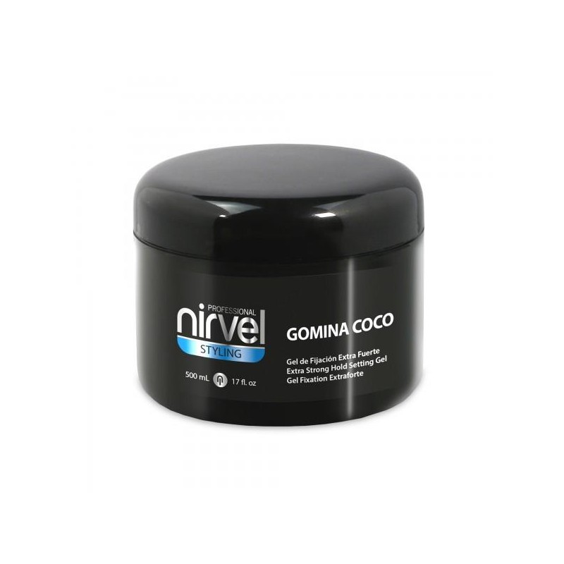 Nirvel Styling Gel Fijacion Fuerte Gomina Coco 500 Ml. Ref. 8179