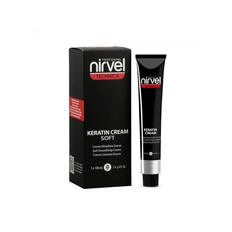 Nirvel Technica Crema Alisadora Suave Keratin Cream Soft 500 Ml. Ref. 8487