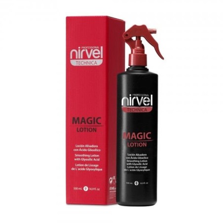 Nirvel Technica Locion Alisadora Con Acido Glioxílico Y Acido Hialuronico Magic Lotion 500 Ml. Ref.6687