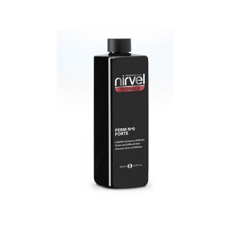 Nirvel Technica Permanente Perm N. 0 Forte Cabellos Gruesos Y Dificiles 500 Ml. Ref. 7555
