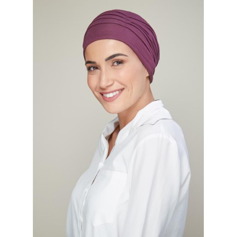 Nj Turbante Bambou 100 Prune Ref. Xbambp