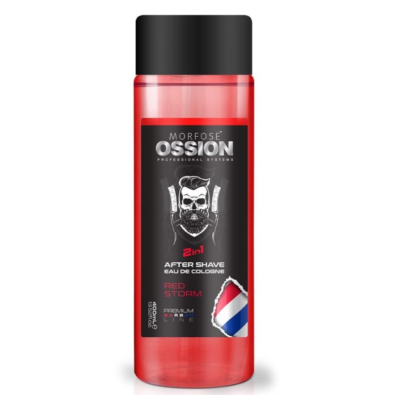 Ossion After Shave Eau De Cologne Red  Storm 400ml Ref: Oss-1034