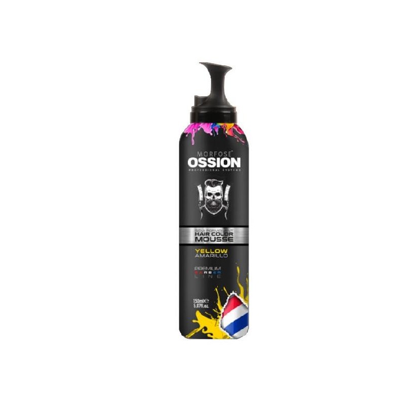 Ossion Color Mousse Amarillo 150ml Ref: Oss- ...
