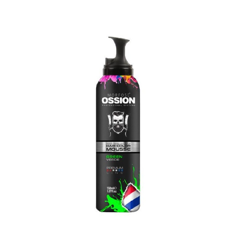 Ossion Color Mousse Verde 150ml Ref: Oss- 8681701007806