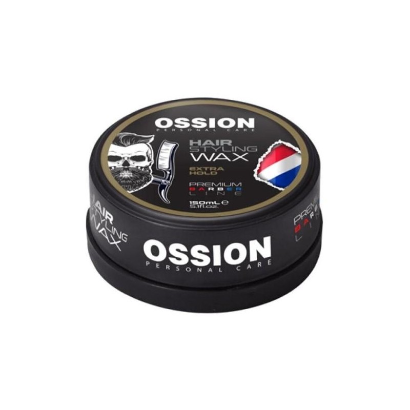 Ossion Premium Barber Line Hair Wax Extra Hold 150ml Ref: Oss-1005
