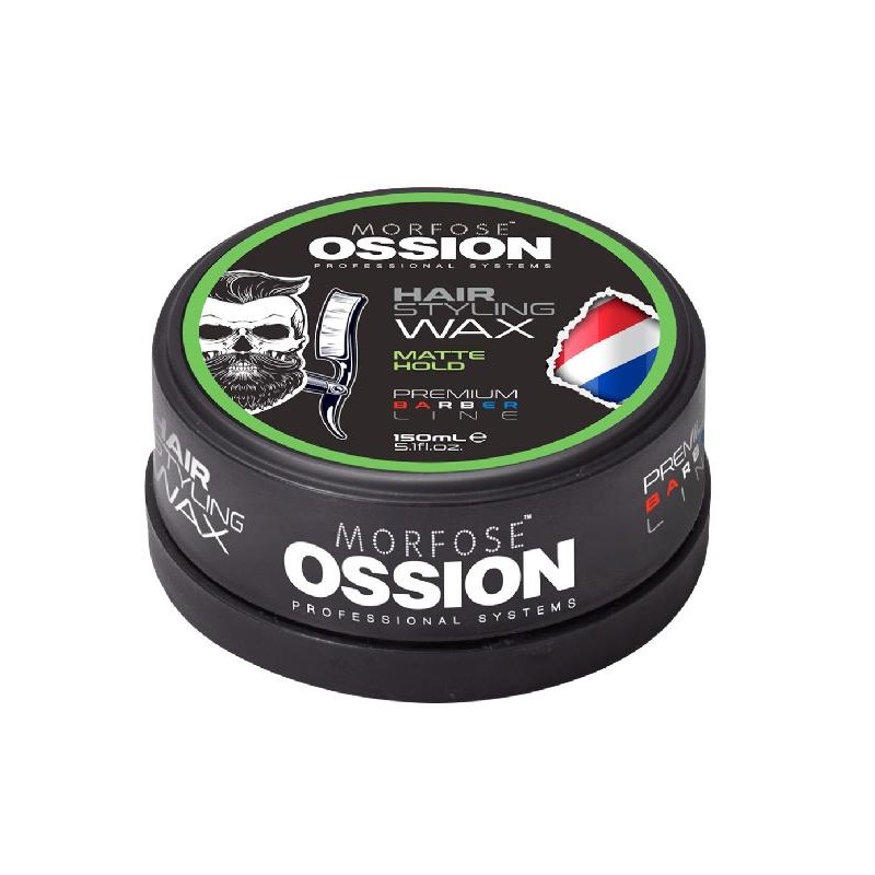Ossion Premium Barber Line Hair Wax Matte Hold 150ml Ref: Oss-1002
