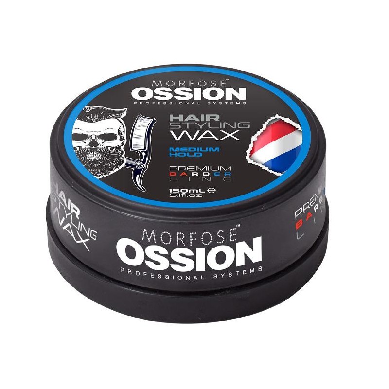 Ossion Premium Barber Line Hair Wax Medium Hold 150ml Ref: Oss-1004
