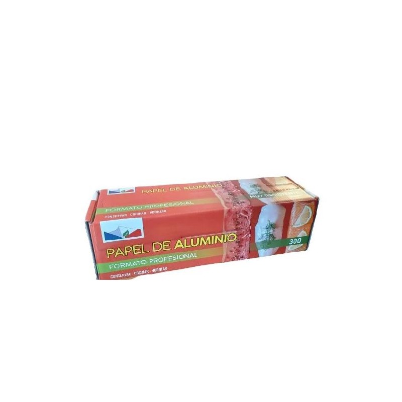 Papel Aluminio Profesional 30x300 Rojo
