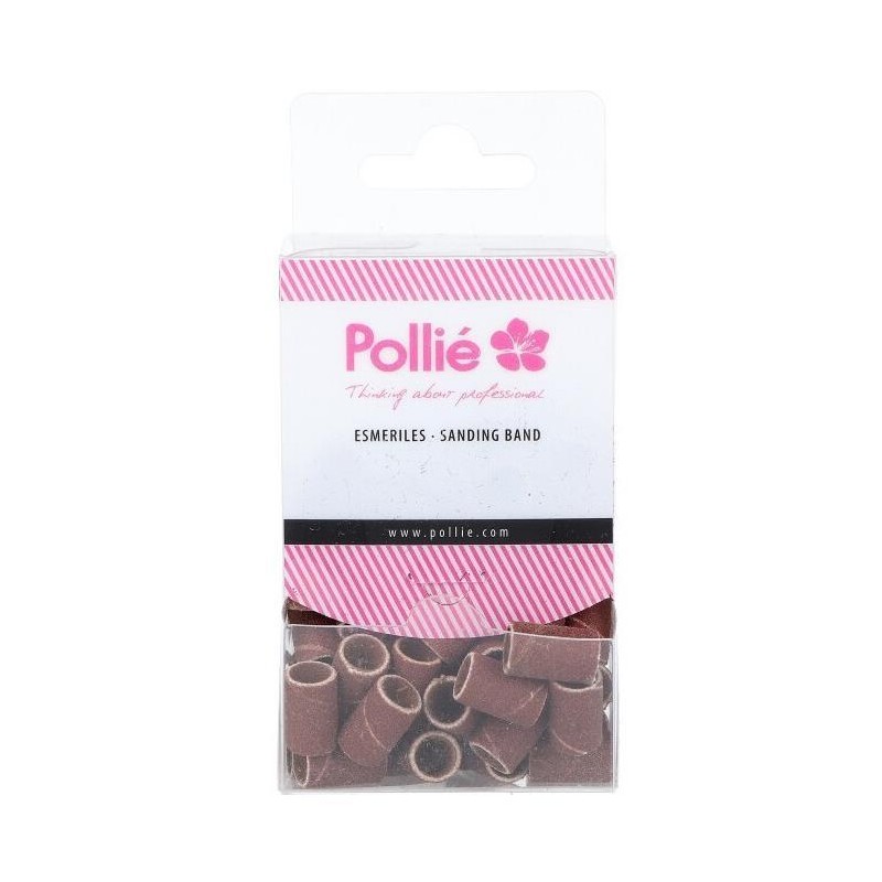 Pollie Cilindro Banda Esmeril Grano Medio Dispensador 100 Unds Ref. 06628