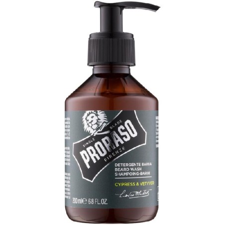 Proraso - Verde- Cypress Y Vetyver Champu Para Barba 200 Ml Ref. 400752