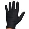 Rubberex Guantes Nitrilo Touch 100 Unids Pro Black Sin Polvo 5.0grs Talla 4 Xl Ref: 515
