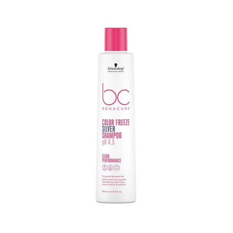 Schwarzkopf Bc Color Freeze Ph 4.5 Champu Silver  250 Ml.  2708532