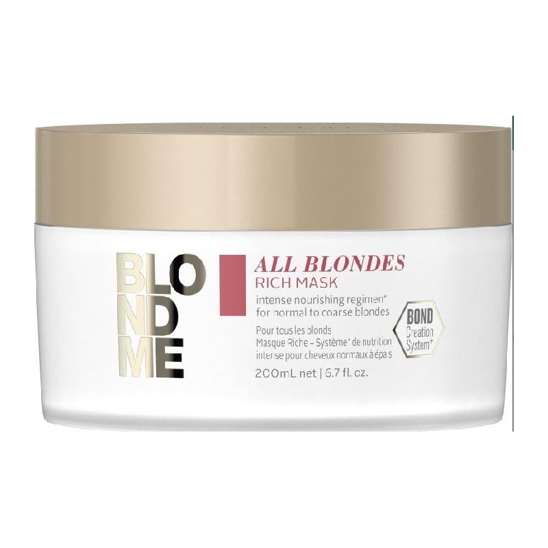 Schwarzkopf Blondme Enriquecida Mascarilla 200 Ml. Ref. 2630805