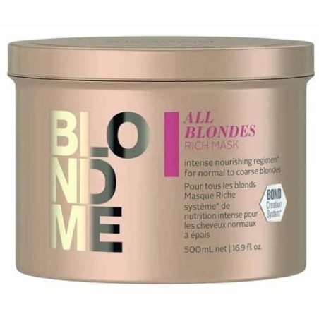 Schwarzkopf Blondme Enriquecida Mascarilla 500 Ml. Ref. 26331453