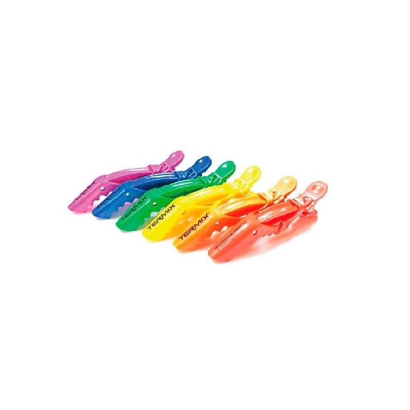 Termix Pinza Profesional Pride Hair Clip Colores 6 Uds. Ref. 000966