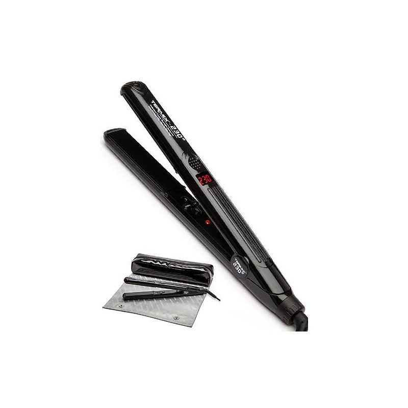 Termix Plancha Ceramica Turmalina 27mm Negra 230 Ref. P-pch-tx230n + Estuche Térmico Con Alfombrilla
