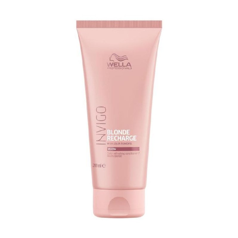 Wella Care Acondicionador Invigo Blonde Recharge Warm Blond  200 Ml.