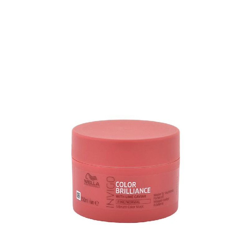 Wella Care Mascarilla Invigo Brilliance Protectora Color Cabello Fino 150 Ml.
