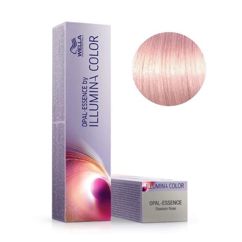 Wella Color Tinte Permanente Illumina Titanium Rose    60 Ml.