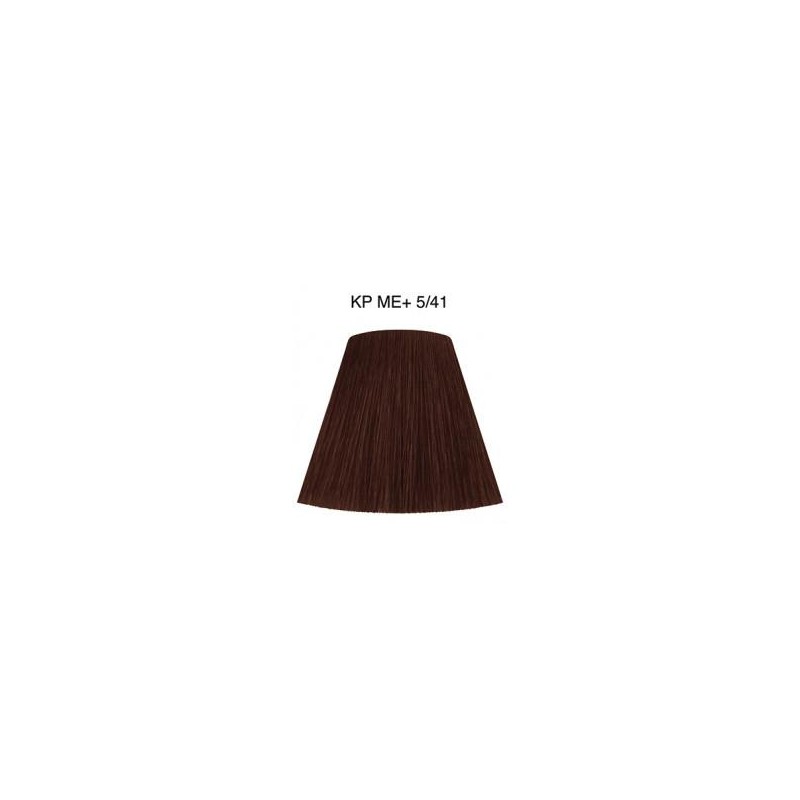 Wella Color Tinte Permanente Koleston Perfect N.  5.41 Castaño Claro Cobrizo Ceniza