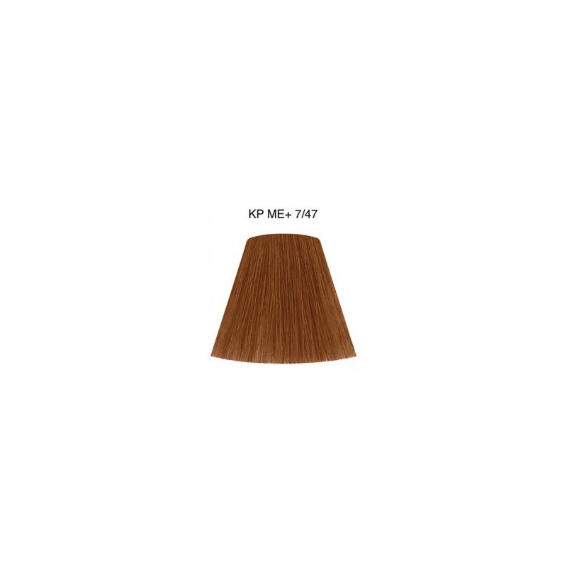 Wella Color Tinte Permanente Koleston Perfect N.  7.47 Rubio Medio Cobrizo Marrón