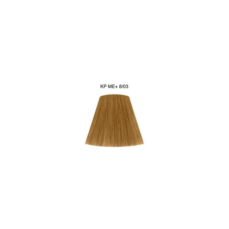 Wella Color Tinte Permanente Koleston Perfect N.  8. 03 Rubio Claro Natural Dorado