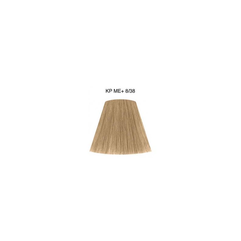 Wella Color Tinte Permanente Koleston Perfect N.  8.38 Rubio Claro Dorado Perla